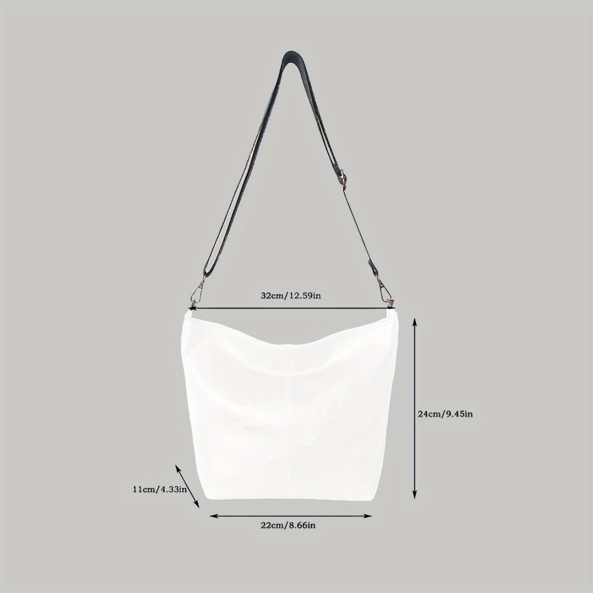 The Linn Geometric Strap Crossbody Bag