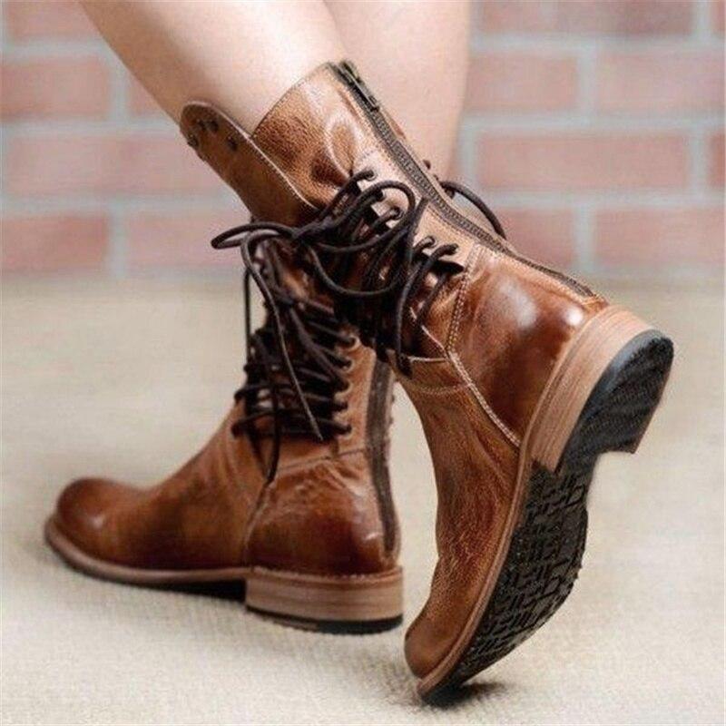 The Winona Lace-Up Leather Boots