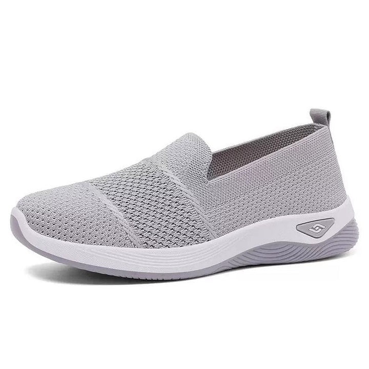 Mesh-Blend Slip-On Sneakers with a Soft Supportive Fit