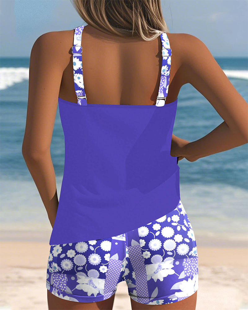 Nylon-Blend Supportive Swim Set with a Flattering Relaxed Fit