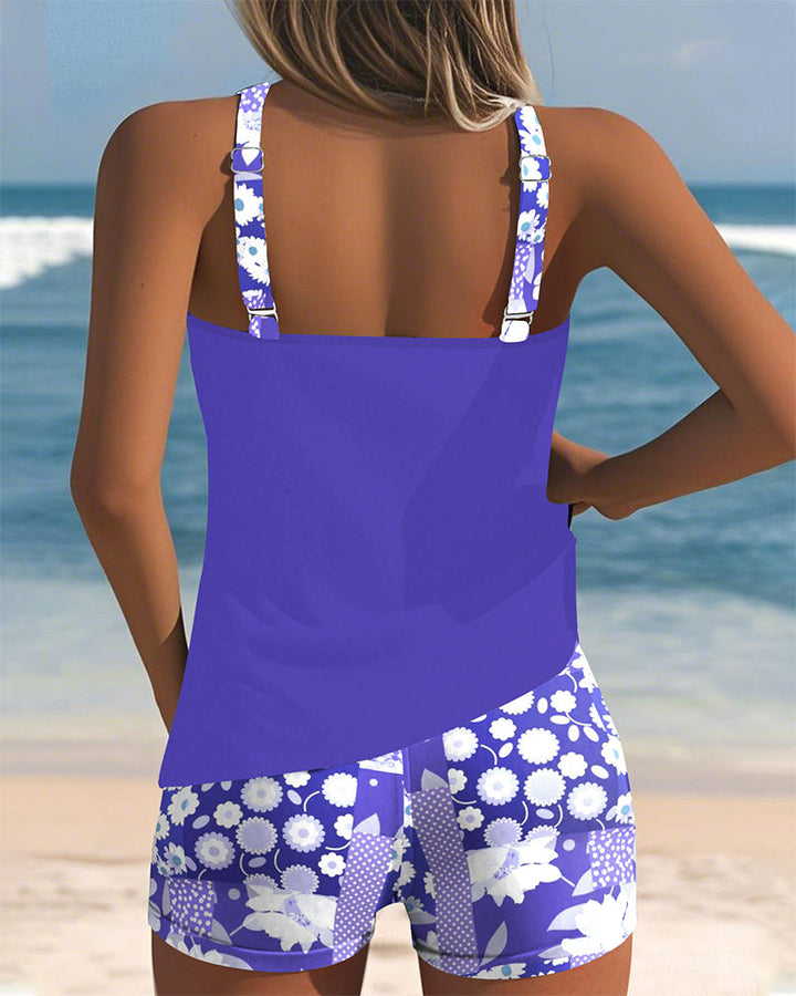 Nylon-Blend Supportive Swim Set with a Flattering Relaxed Fit