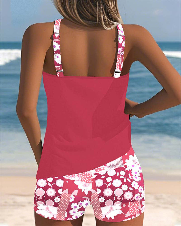 Nylon-Blend Supportive Swim Set with a Flattering Relaxed Fit