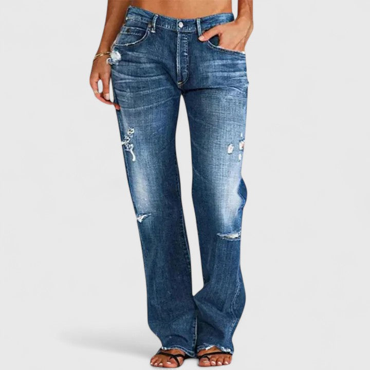 The Shirley Elegant Wide-Leg Jeans