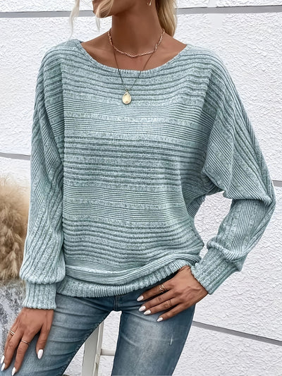 The Charissa Ribbed Batwing Sweater