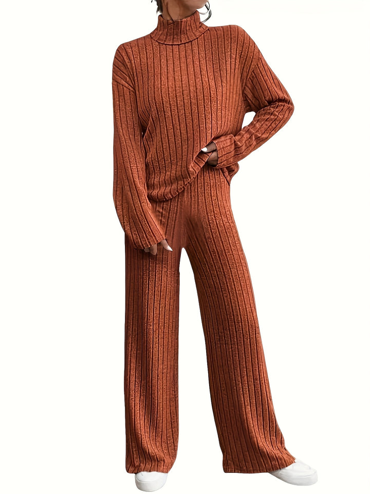 The Hailey Ribbed Two-Piece Set