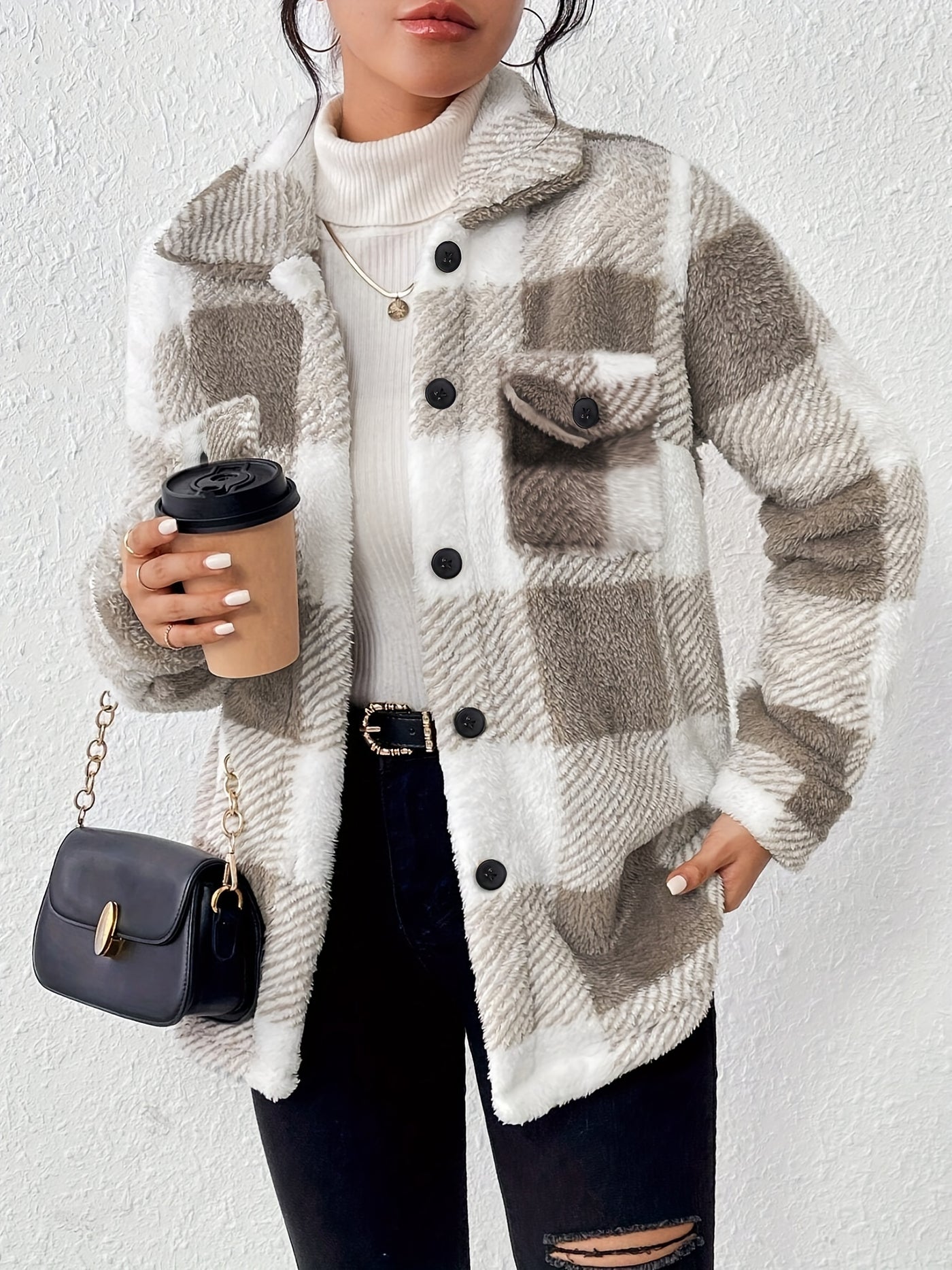 The Kate Slim-Fit Checkered Jacket