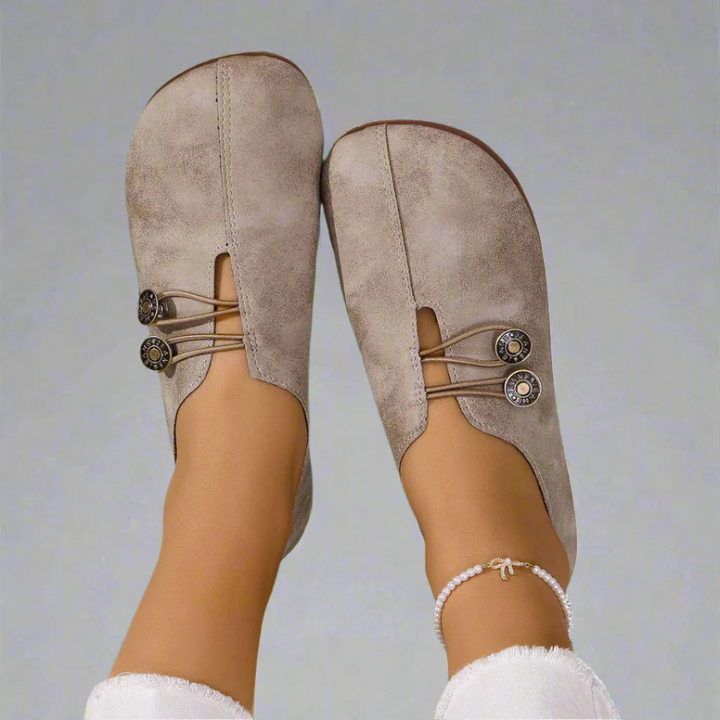 Faux-Leather Everyday Sandals with a Soft Adaptive Fit