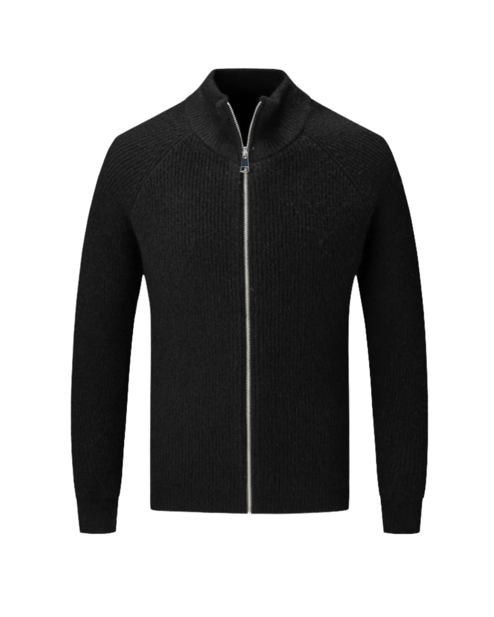 Finn - Merino Wool Zipped Cardigan