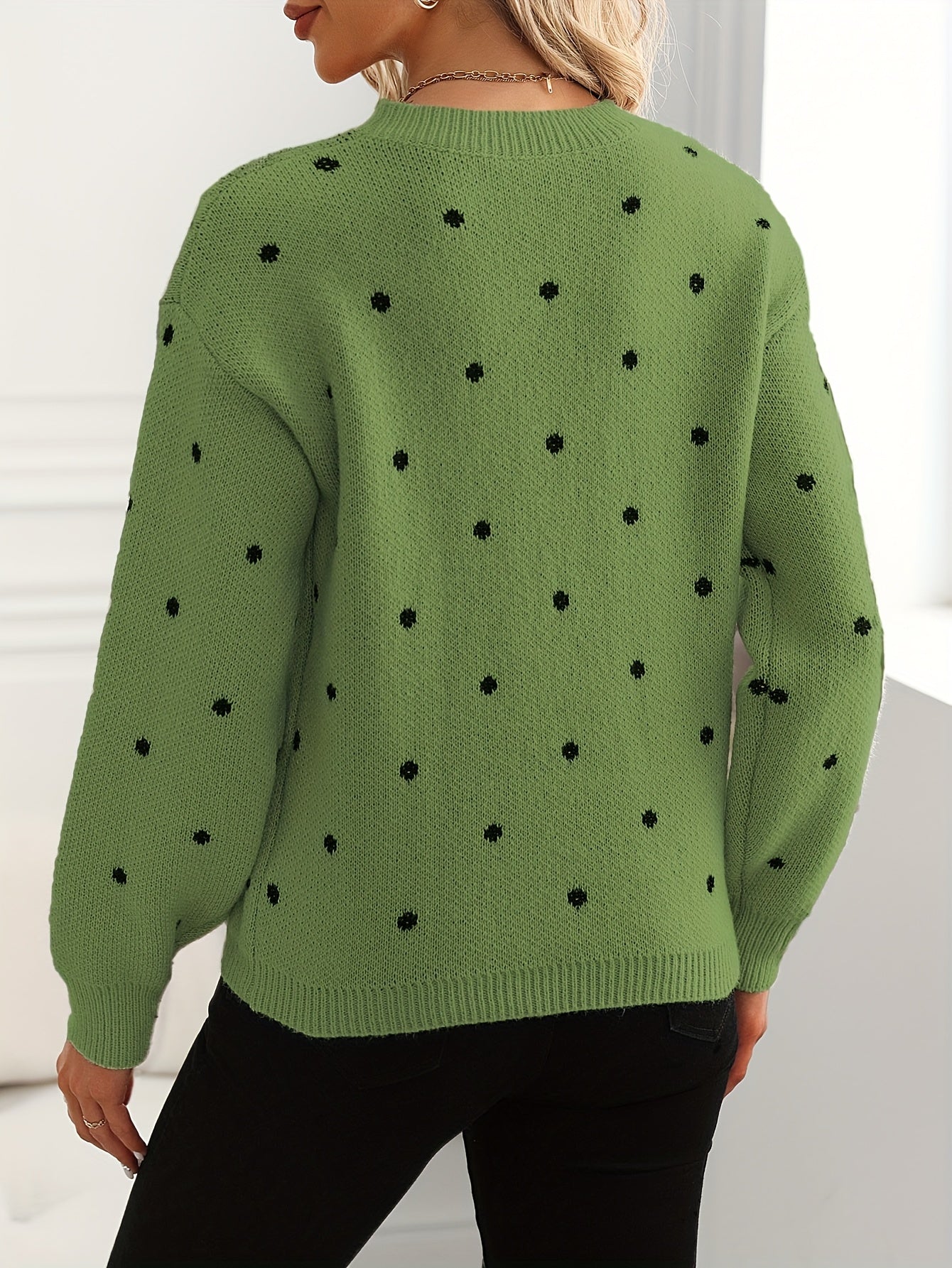 The Daisy Polka Dot Knit