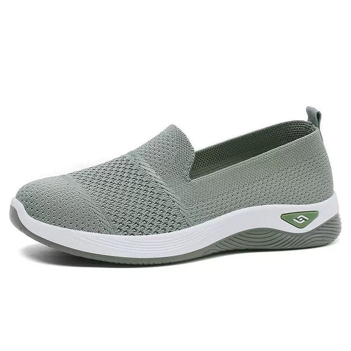 Mesh-Blend Slip-On Sneakers with a Soft Supportive Fit