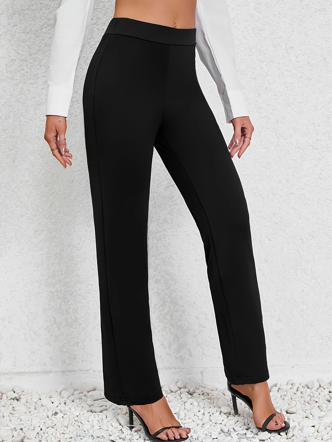 The Amy Straight-Leg Stretch Trousers