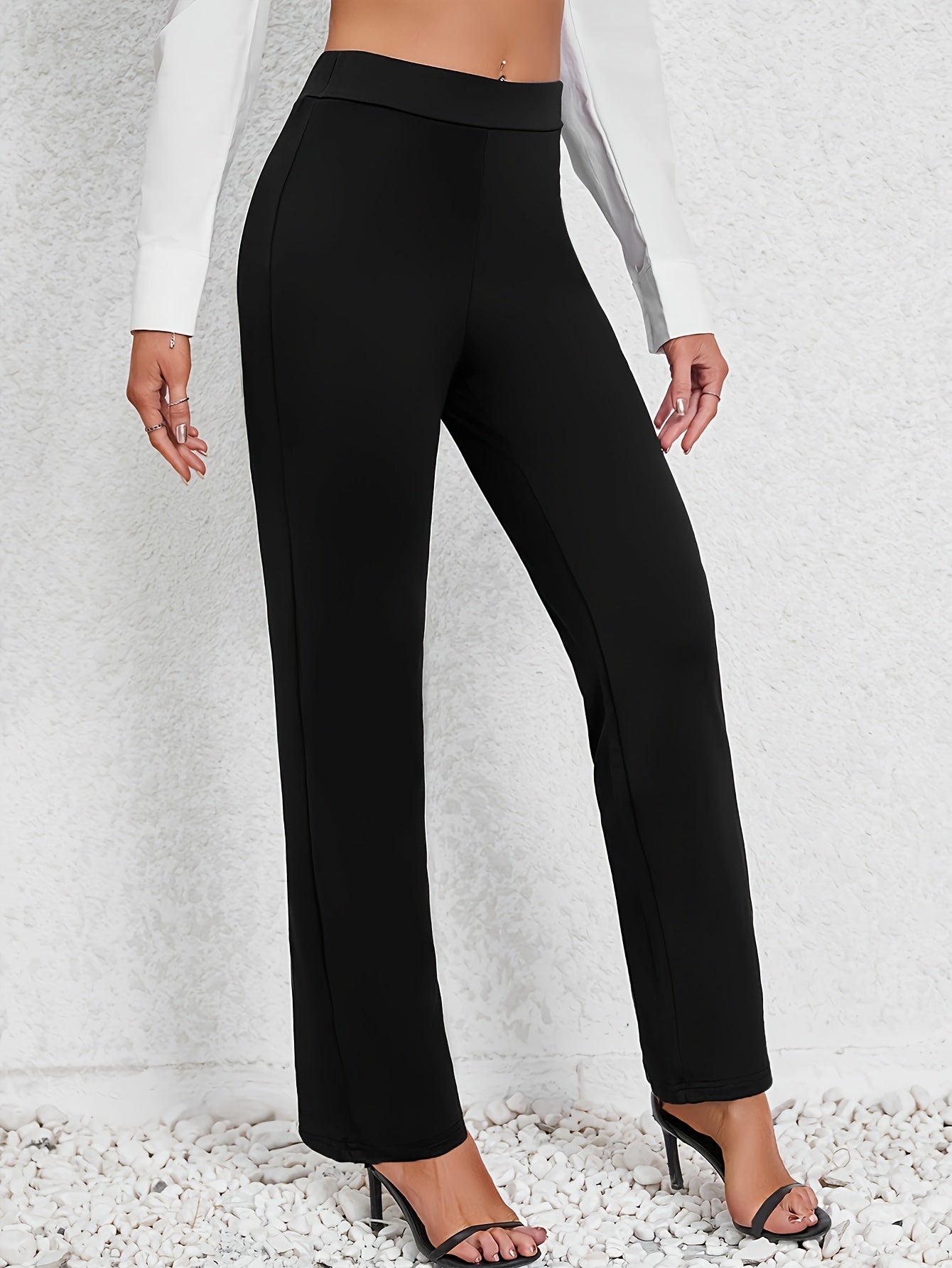 The Amy Straight-Leg Stretch Trousers