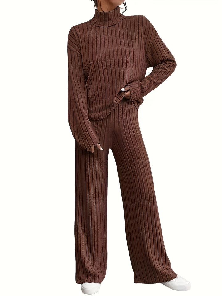 The Hailey Ribbed Two-Piece Set