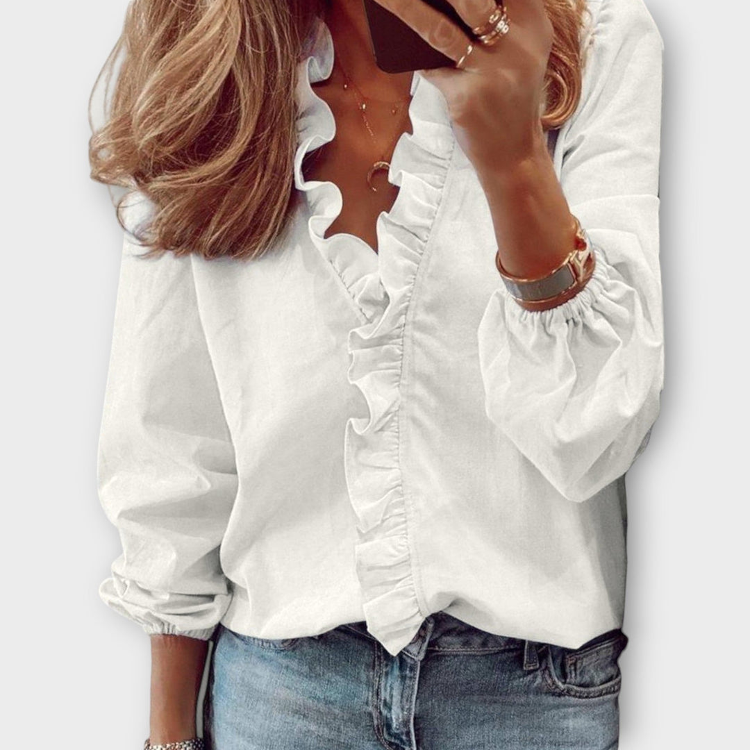 The Emma Ruffled Blouse