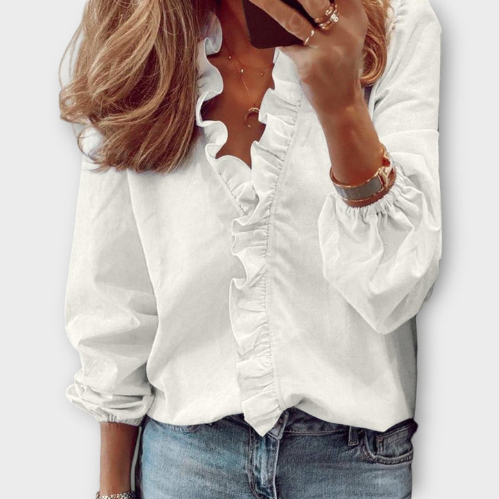The Emma Ruffled Blouse