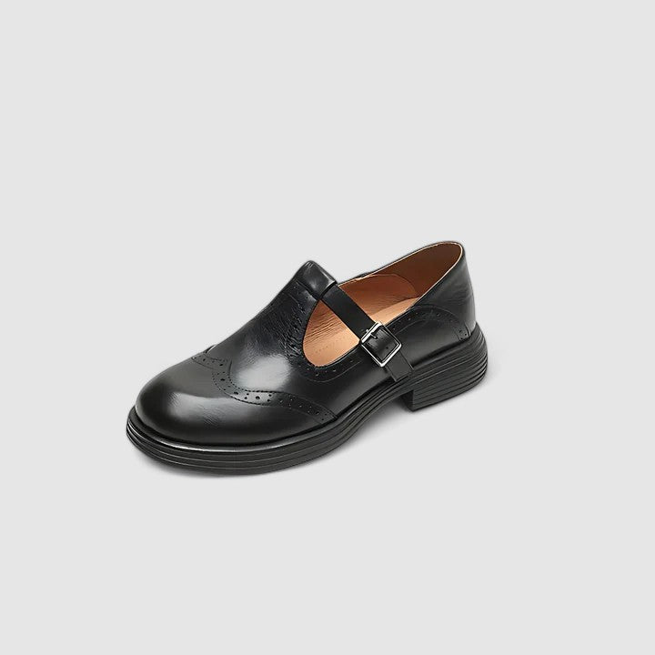 Faux-Leather Mary Jane Shoes with a Soft Supportive Fit