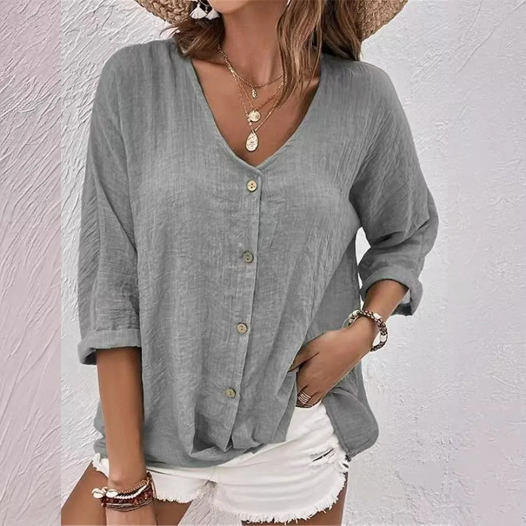 Summer Linen Blouse