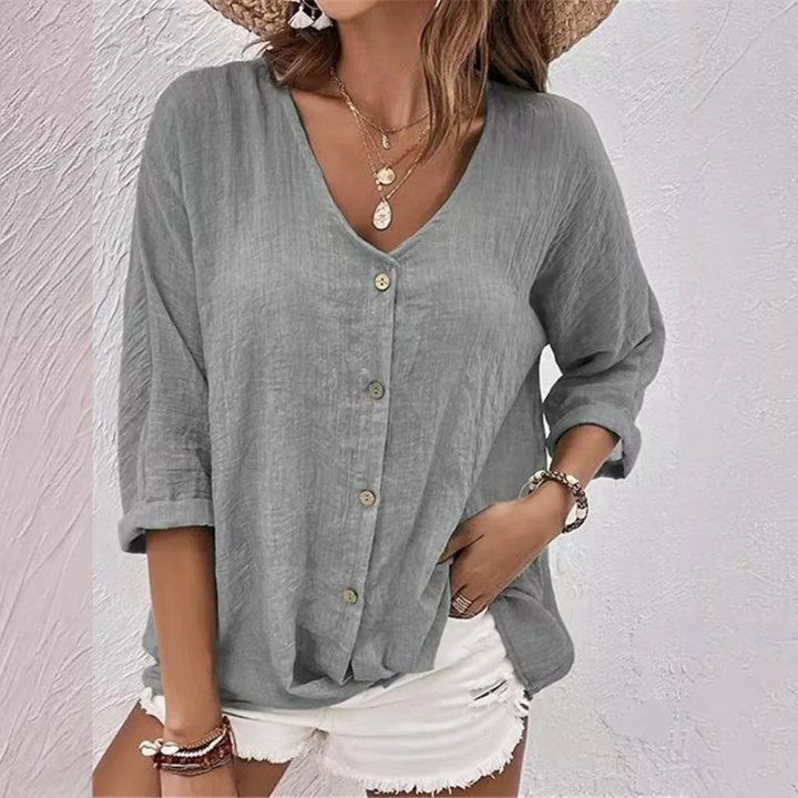 Summer Linen Blouse