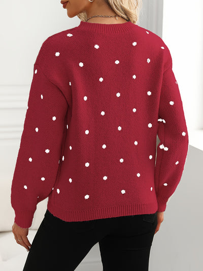 The Daisy Polka Dot Knit