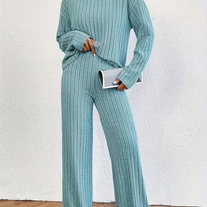 The Hailey Ribbed Two-Piece Set