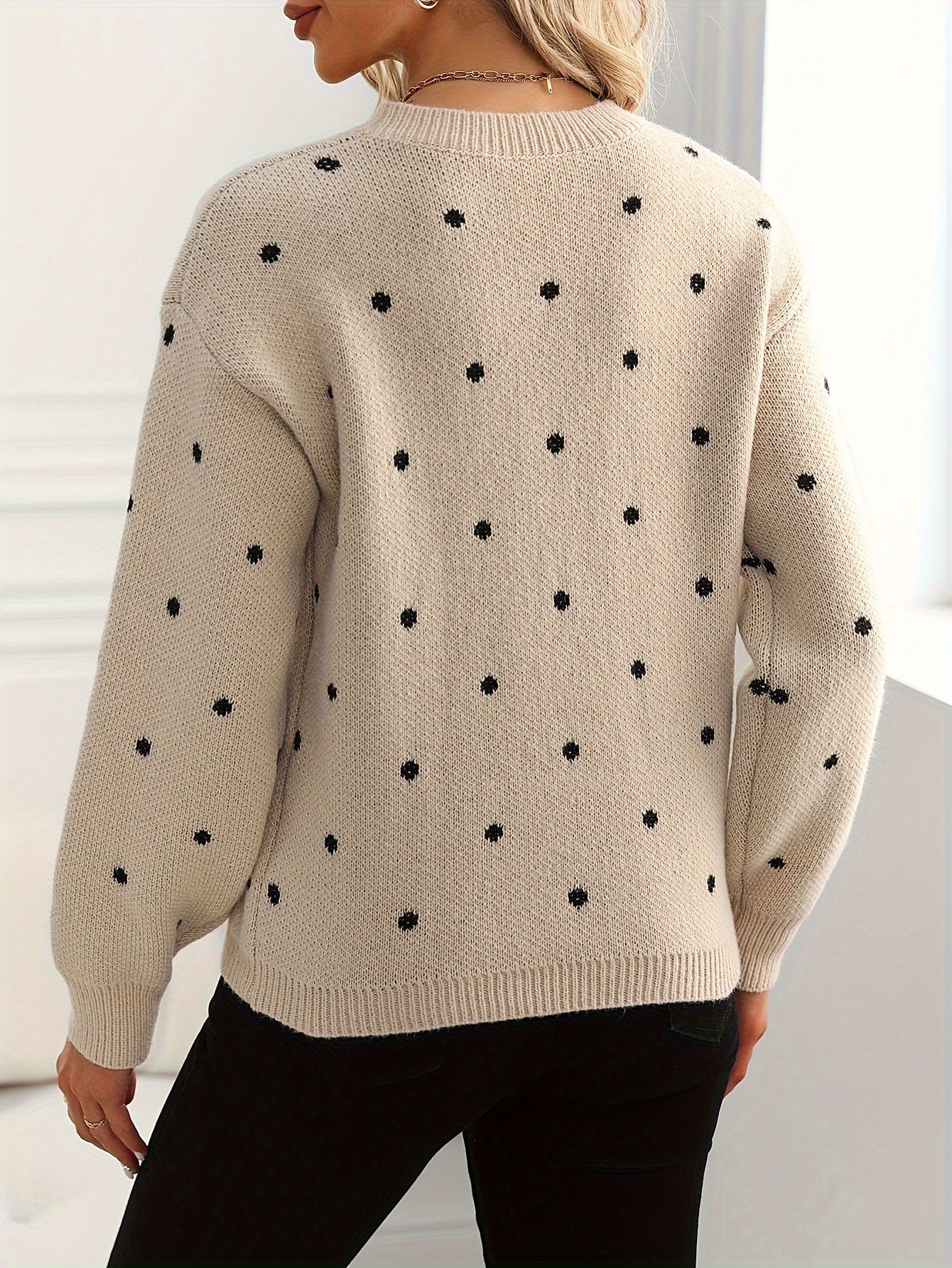 The Daisy Polka Dot Knit