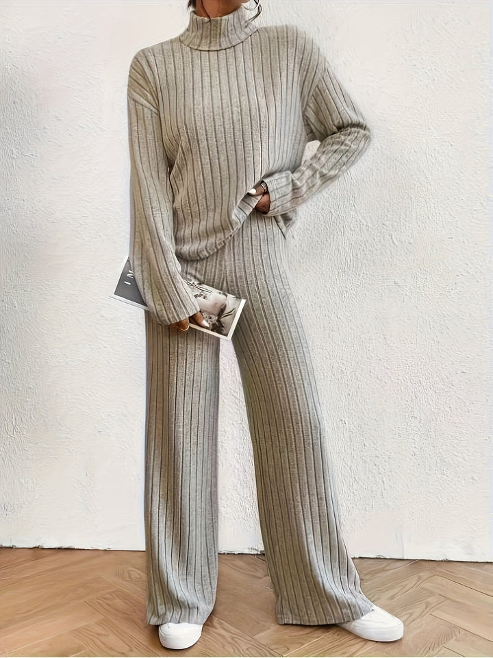 The Hailey Ribbed Two-Piece Set