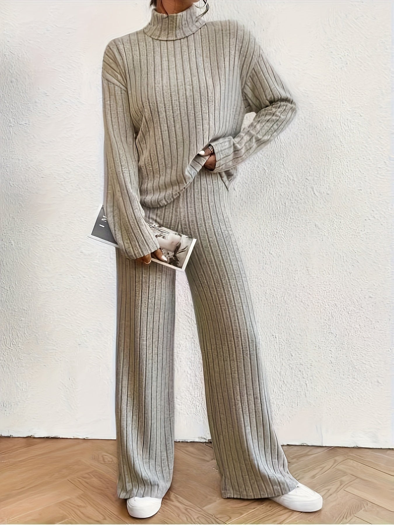 The Hailey Ribbed Two-Piece Set