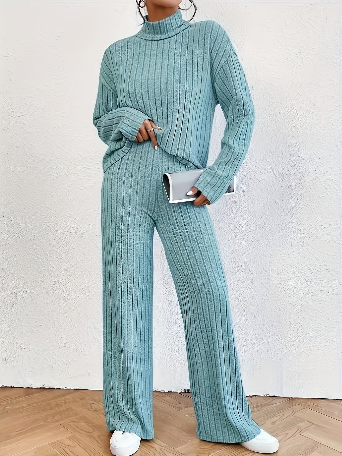 The Hailey Ribbed Two-Piece Set