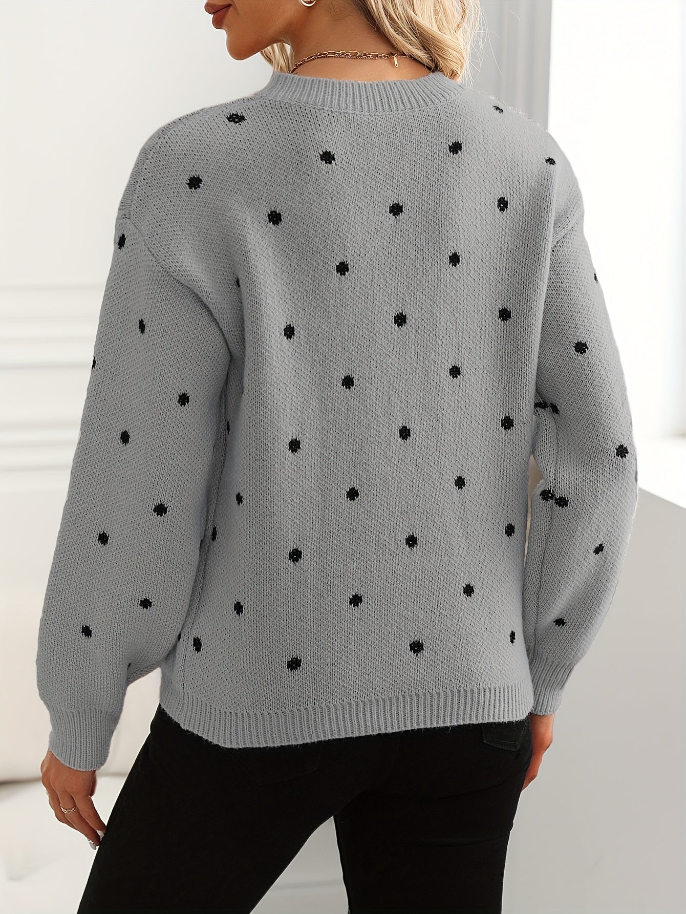 The Daisy Polka Dot Knit