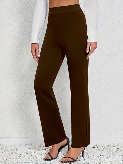 The Amy Straight-Leg Stretch Trousers