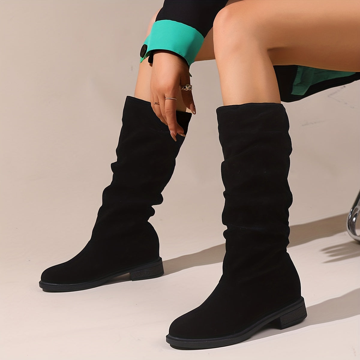 The Marly Knee-High Slouch Boots