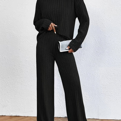 The Hailey Ribbed Two-Piece Set