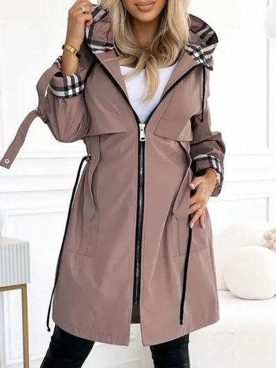 The Eleanor Slim-Fit Zip Coat