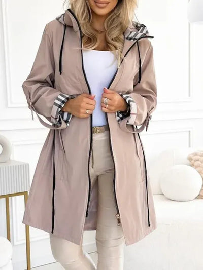 The Eleanor Slim-Fit Zip Coat