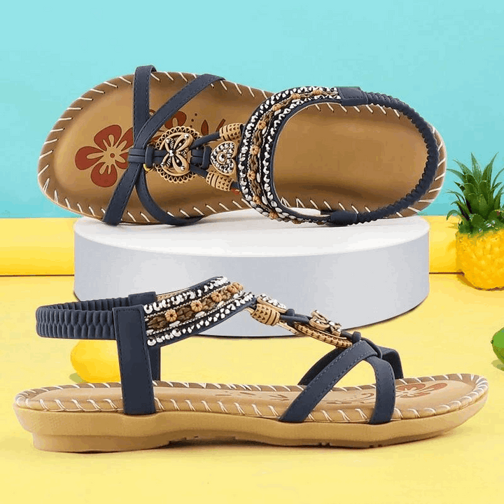 Vegan Leather Comfort+ Sandals with a Supportive Relaxed Fit