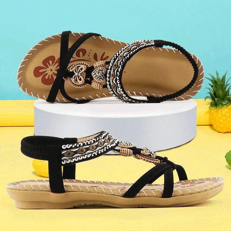Vegan Leather Comfort+ Sandals with a Supportive Relaxed Fit