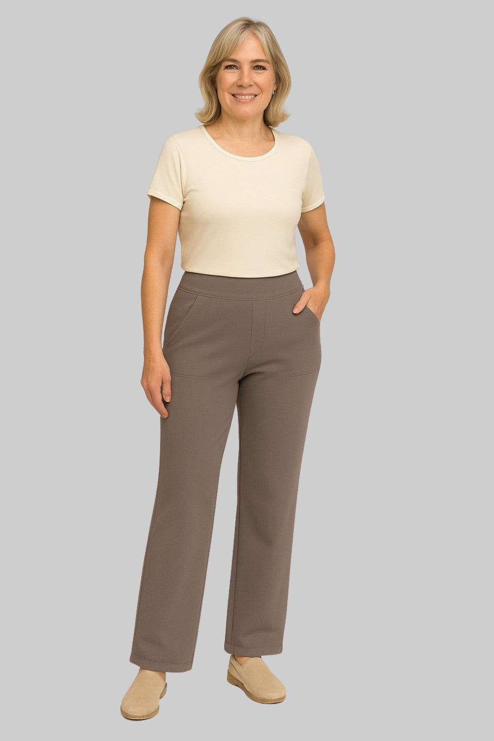 The Hazel Relaxed Slim-Fit Trousers